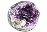 Sparkly Deep-Purple Amethyst Geode - Uruguay #378138-2